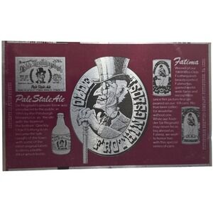 Vintage Olde Frothingslosh Pale Stale Ale Beer  flat unrolled Can